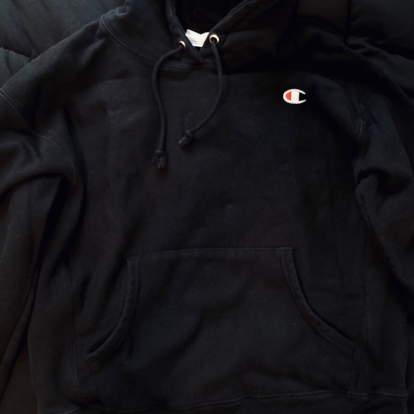 black champion hoodie sweatshirt - Picture 1 of 5